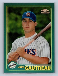 2001 Topps Traded & Rookies #T257 Jake Gautreau Chrome Retrofractor Padres - Picture 1 of 2