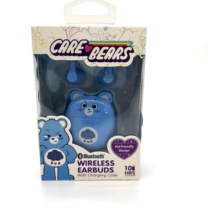 New Care Bears Grumpy Bear Bluetooth Wireless Earbuds W/charging Case - Picture 1 of 5