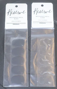 5er-Pack D'Addario Reserve Mundstück Aufnäher Klarinette/Saxophon schwarz & klar USA - Bild 1 von 3
