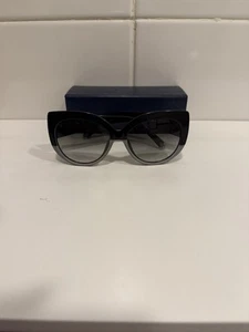 Louis Vuitton Acetate Authentic Z0588E Cat Eye Black | grey  Glitter  - Picture 1 of 10