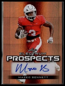 2024 Leaf Electrum #PA-MB3 Mazeo Bennett #/59 - Picture 1 of 2