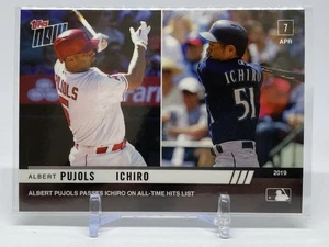 Albert Pujols & Ichiro Topps Now #56 Passes Ichiro on All-Time Hits List PR: 451 - Picture 1 of 2