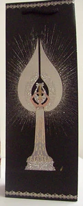 Erte fancy bottle gift bag "Angel melody" size 5x14 - Picture 1 of 1