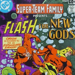SUPER-TEAM FAMILY 15 "Gulliver EFFECT!" DC Comics 1978 Flash New Gods Mid-High - Imagen 1 de 11