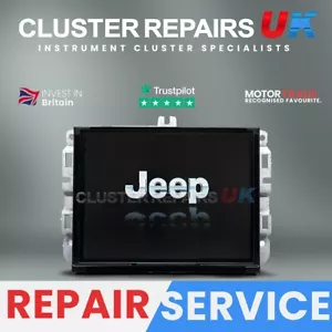 JEEP COMPASS VP4 UCONNECT MONITOR SCHERMO LCD TOUCHSCREEN SERVIZIO RIPARAZIONE - Foto 1 di 6
