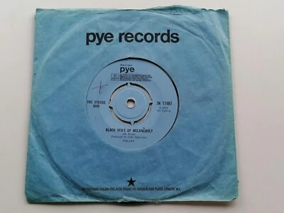 STATUS QUO  ORIG 1968 UK 45   BLACK VEILS OF MELANCHOLY - Image 1 of 4