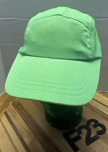 NEONGRÜNE HEADSWEATS LAUFEN SPORTMÜTZE STRAPBACK VERSTELLBAR HERVORRAGENDER ZUSTAND F23 - Bild 1 von 3