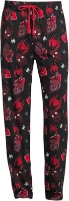Pantalones de pijama Marvel Spider-Man para hombre Miles Morales máscara pantalones para dormir nuevos con etiquetas 2XL Foto 1 de 4