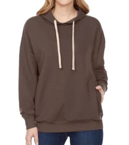 New Buffalo Ladies’ Hoodie Sweatshirt with Side Seam Pockets Medium M Moccachino - Picture 1 of 4