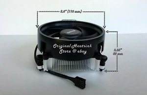 AMD Ryzen 5 CPU Cooling Fan 2400G 1400 Processors 65W TDP - New (No CPU) - Picture 1 of 7