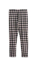 "So" Brand Girl's Leggings Black Red Seasonal Plaid Size XL (14/16) - Picture 1 of 5