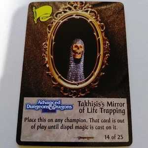 "SPELLFIRE CCG - DRAGONLANCE ""Takhisis's Mirror of Life Trapping"" Chase UR Casi Nuevo/Como Nuevo - Imagen 1 de 1