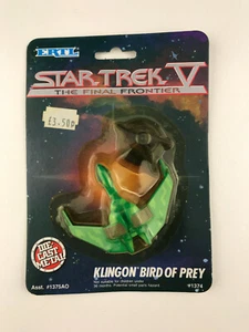 ERTL Star Trek V Final Frontier Klingon Bird Of Prey Die-Cast Metal Sealed - Picture 1 of 2