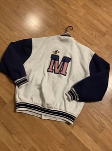 Vintage Mickey Mouse American Spirit Jersey Jacket Size XL - Picture 1 of 8