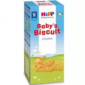 HiPP ORGANIC Baby Biscuits Cookies Snacks From 6+ Months 180gr / 6.35oz - Picture 1 of 5