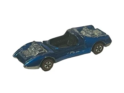 Hot Wheels Red Line vtg car Redline Mattel diecast 1969 Mod Quad Blue usa sports - Image 1 of 4