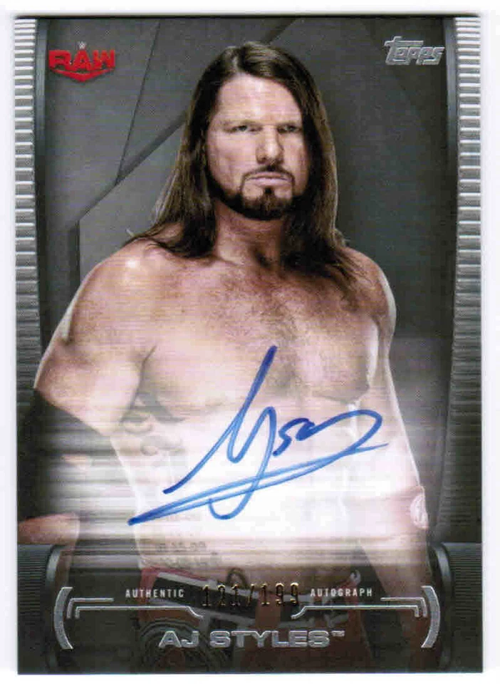 2021 TOPPS WWE UNDISPUTED WRESTLING SUPERSTAR ROSTER AUTO CARDS A-XX U-Pick List - Image 1 of 1