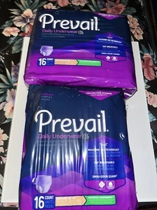 Prevail Adult Diapers XL 2 Packages - Picture 1 of 1