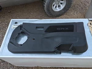 Honda CRX SI USDM OEM Off Black Door Panel 1990 1991 Original Passenger Side - Picture 1 of 8