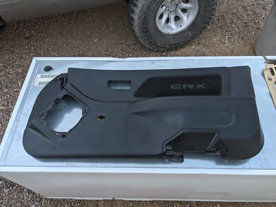Panel de puerta negro apagado OEM Honda CRX SI USDM 1990 1991 lado del pasajero original Foto 1 de 4