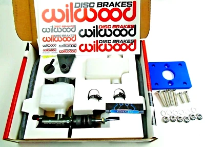 Kit de impulso de freio para placa adaptadora azul Honda Acura e cilindro mestre Wilwood - Imagem 1 de 3