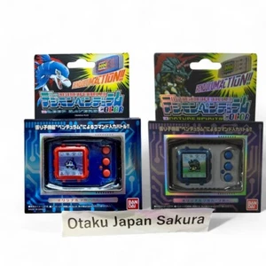 DIGIMON PENDULUM COLOR Nature Spirits Deep Savers BLUE SILVER set of 2 Bandai - Picture 1 of 3