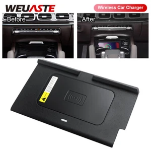 Qi 15W Smart Wireless Fast Charging Charger Pad For Mercedes Benz GLE GLS 2022 - Picture 1 of 12