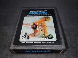 Bowling Picture Pic Label CX2628 ATARI 2600 NRMT condition game cartridge - Picture 1 of 6
