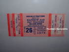 Rainbow Unused Mint Concert Ticket 1981 Fresno Selland Arena Rare Deep Purple