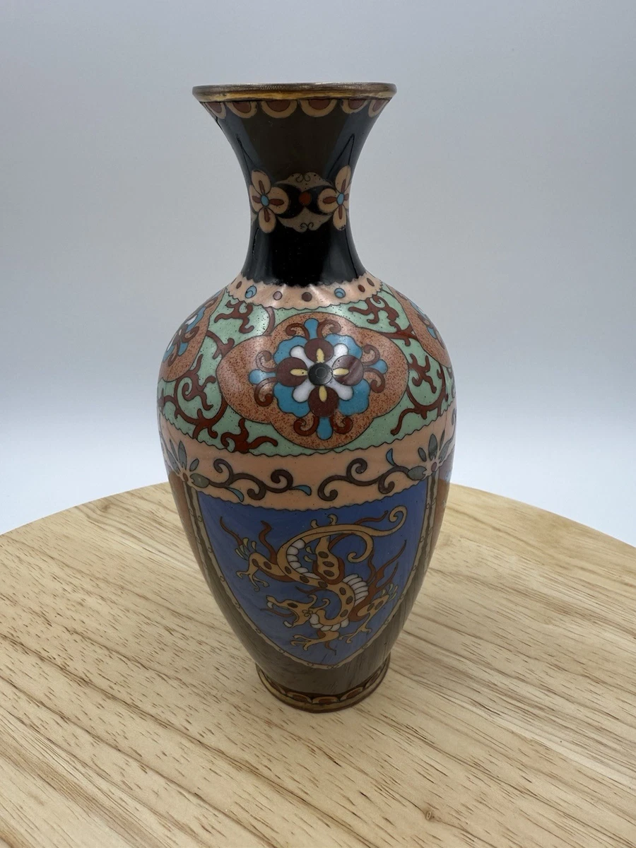 日本景泰蓝龙在日本古董花瓶| eBay