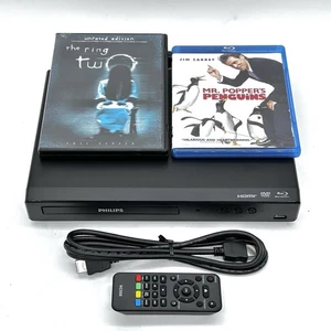 Philips Blu-ray DVD Player BDP1502/F7 B w/Remote 2 Movies HDMI Cable TESTED VGC - Picture 1 of 16