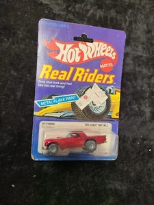 De colección 1983 Hot Wheels 4357 Real Riders rojo '57 T-Bird nuevo en paquete - Imagen 1 de 3