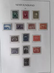 1897 NFLD #61-74, Discovery of NFLD, complete set, VF Mint previously hinged - Picture 1 of 2