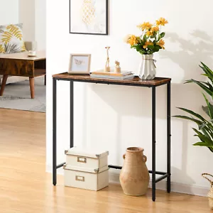 Console Table Entryway Table Sofa Table Side Display Table 29.5" x8.7" x29.5" - Picture 1 of 14