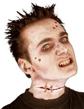 Ferita finta da zombie con punti - Cod.189893