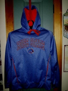 BOISE STATE COAT HOODIE MAJESTIC SEC101 BRAND SIZE MED 38/40 BEAUTY! L@@K! WOW - Picture 1 of 3