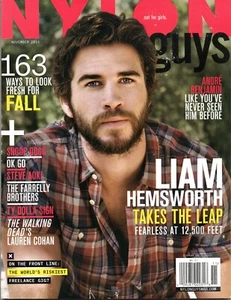 NYLON GUYS Magazine November 2014 Liam Hemsworth Michael Cera Kieran Culkin - Picture 1 of 4