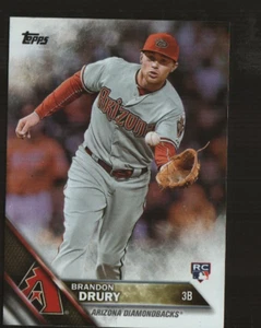 2016 Topps Rainbow Foil #607 - Brandon Drury - Arizona Diamondbacks (3452) - Picture 1 of 2