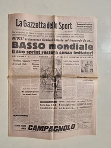SPORTBLATT 7. AUGUST 1972 NIEDRIGER MARINE WELTMEISTER - GAP BITOXI - Bild 1 von 1
