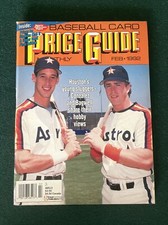 February 1992 MLB Baseball Card Price Guide Monthly Magazine Jeff Bagwell Cover