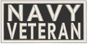 MARINE VETERAN Bügelbild Patch Biker Militär taktisches Emblem weißer Rand - Bild 1 von 1