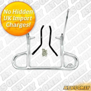 RAPTOR 350 ALL YEARS GRAB BAR ALLOY POLISHED WIDE GNCC FOR YAMAHA YFM350 SILVER - Picture 1 of 2