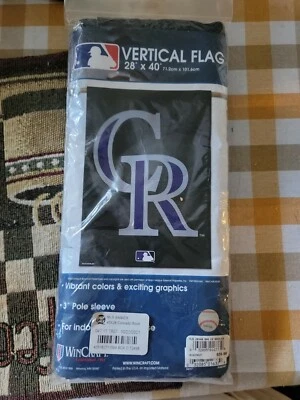 Colorado Rockies House Flag 28" x 40" Vertical Flag - Image 1 of 2
