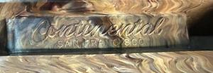 Vintage Continental San Francisco Dual Marbled Playing Cards Tray Game Canasta - Picture 1 of 9