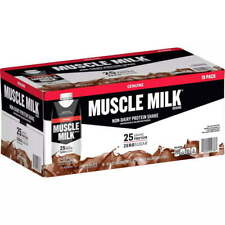 Muscle Milk Genuine Chocolate Protein Shake 11 fl oz - 04738 (18 Pack)