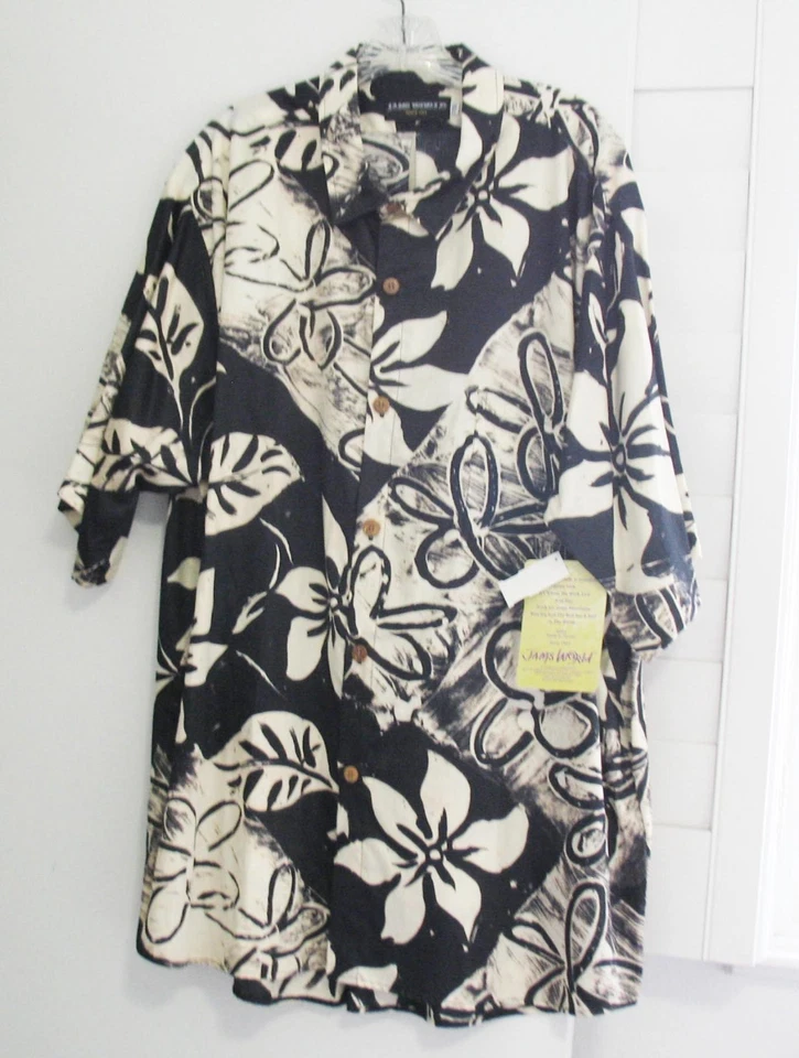 Camisa de manga corta de algodón Jams World Sandshell para hombre M601CP talla 2XL - NUEVA CON ETIQUETAS Foto 1 de 1