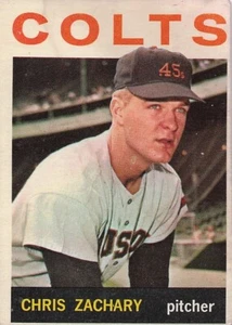 1964 Topps - Chris Zachary #23 (RC) EX - Imagen 1 de 2