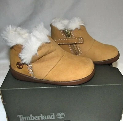 Nuevo Timberland Tree Sprout Piel Botín Botas Trigo Niño Niños Niñas Talla 5 M Foto 1 de 4