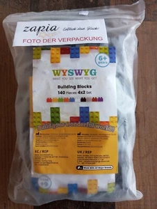 NΕЦ -& ОѴР: 140 graue 2x4 Bausteine, kompatibel mit LEGO - Bild 1 von 3