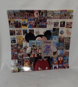 Disney News 25th ANNIVERSARY 1991 CALENDAR, 12 Months, 11", Collectible Souvenir - Picture 1 of 8